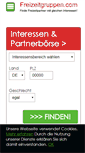 Mobile Screenshot of freizeitgruppen.com